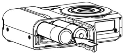 AGFAPHOTO DC-733I - Insert the batteries. - 1