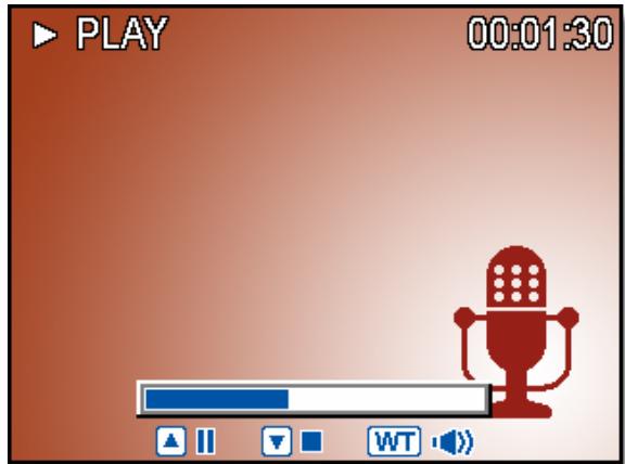 AGFAPHOTO DC-733S - Playing Back Audio Clips - 1