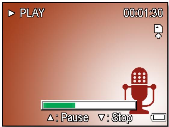 AGFAPHOTO DC-830I - Playing Back Audio Clips - 1