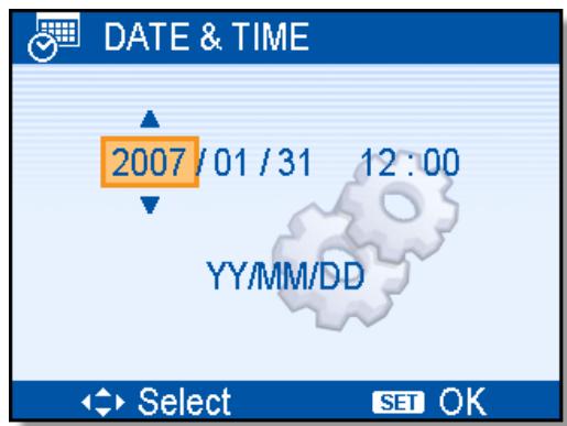 AGFAPHOTO DC-830I - Setting the Date & Time - 1