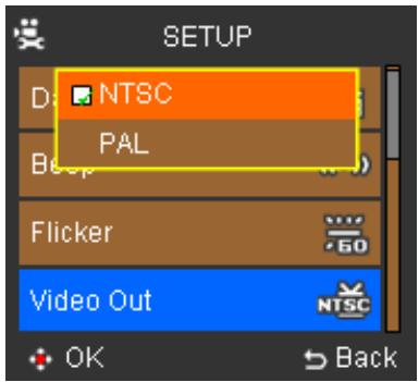 AGFAPHOTO DV-5000Z - To set the Video-Out Standard: - 1