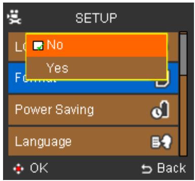 AGFAPHOTO DV-5000Z - To Format your SD memory card &amp; Built-in memory: - 1