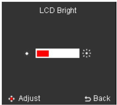 AGFAPHOTO DV-5000Z - To set the LCD brightness: - 1