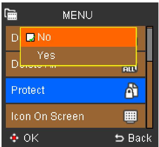 AGFAPHOTO DV-5000Z - To Protect /Unprotect files: - 1