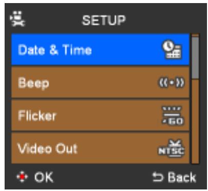 AGFAPHOTO DV-5000Z - Setting the Date and Time - 2
