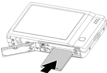 AGFAPHOTO OPTIMA 104 - Inserting an SD/SDHC Memory Card - 2