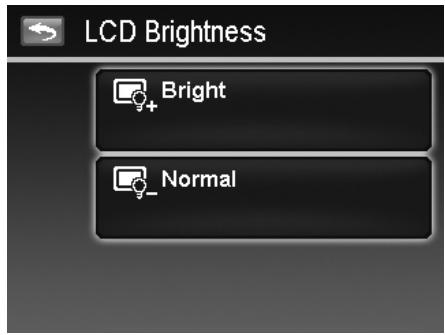 AGFAPHOTO OPTIMA 104 - Setting LCD Brightness - 1