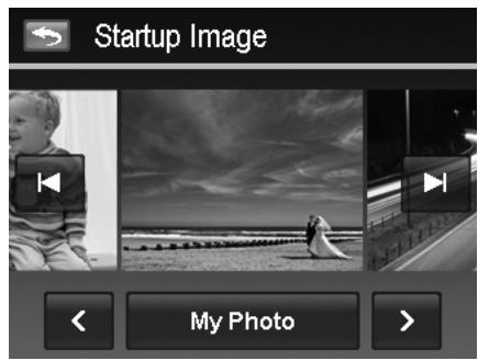 AGFAPHOTO OPTIMA 104 - To set startup image: - 1