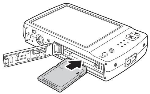 AGFAPHOTO OPTIMA 2338MT - Inserting an SD/SDHC Memory Card - 2