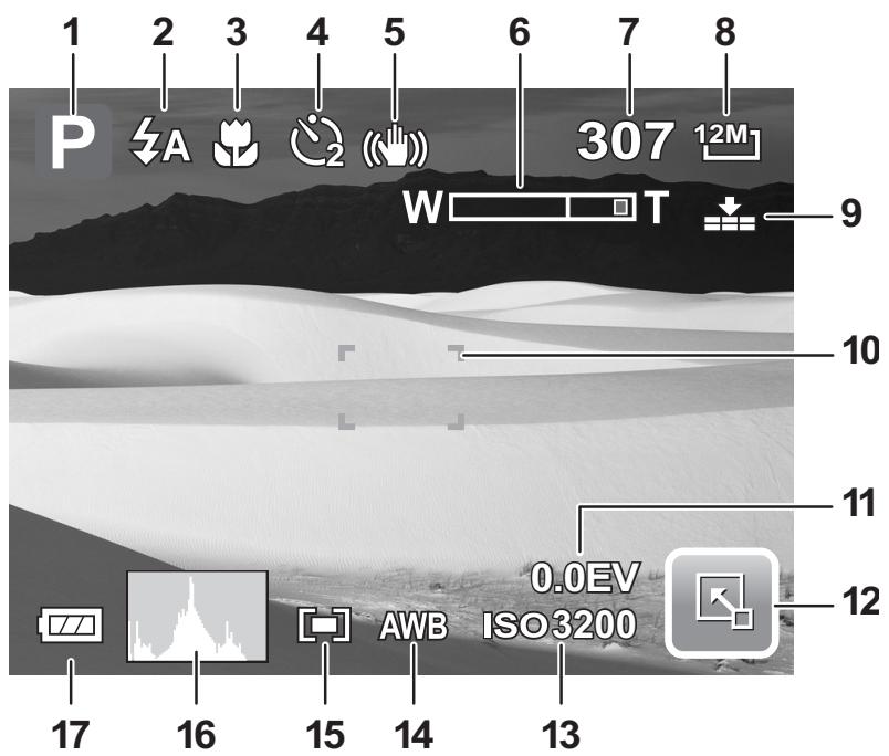 AGFAPHOTO OPTIMA 2338MT - LCD Screen Layout - 1