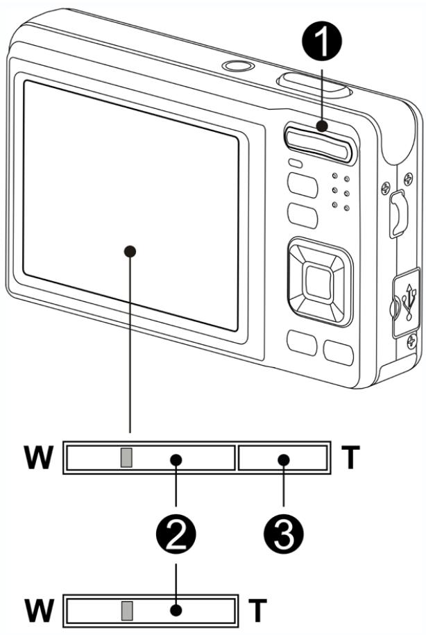 AGFAPHOTO OPTIMA 8328M - Using the Zoom Function - 1