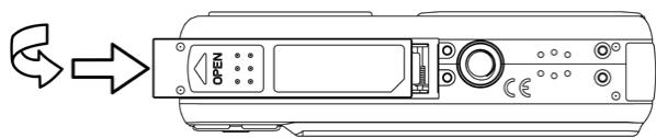 AGFAPHOTO OPTIMA 8328M - Close the battery cover. - 1