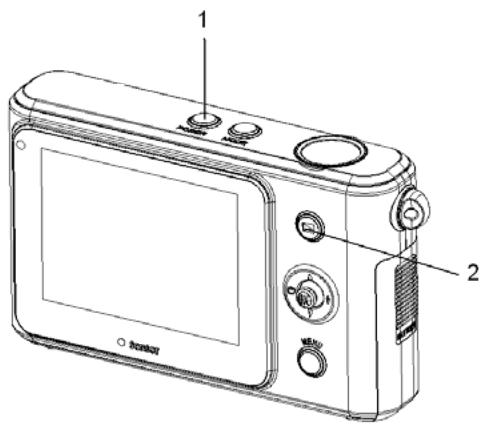 AGFAPHOTO SENSOR 505-D - Switching between REC andPlayback Mode - 1