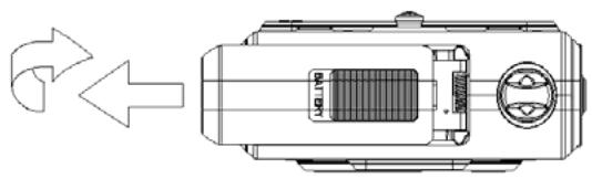 AGFAPHOTO SENSOR 505-D - Inserting the Batteries - 1
