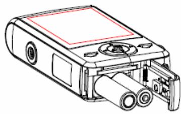AGFAPHOTO SENSOR 505-X - Insert the batteries. - 1