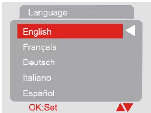 AGFAPHOTO SENSOR 505-X - Setting Display Language - 1