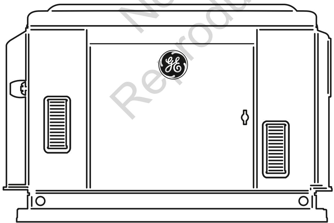 GE HOME NERATOR SYSTEM 20000 WATT - Installation and Start-Up Manual - 1