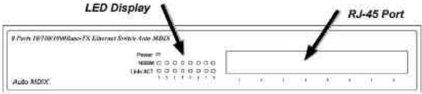 COMET LABS GS8+ - 8 RJ-45 Gigabit Switch Ports - 1