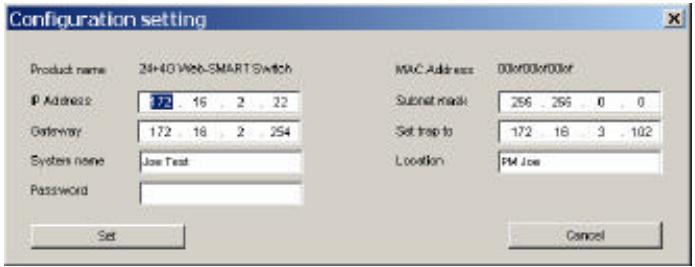 COMET LABS GSM424R - Device Setting - 1