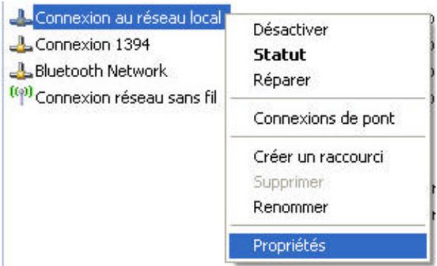 COMET LABS JS100 - ETAPE 2 - Vérification des paramètres TCP/IP Assurez-vous que les paramètres réseau TCP/IP de votre ordinateur peuvent permettre l'accès au JS100. - 3