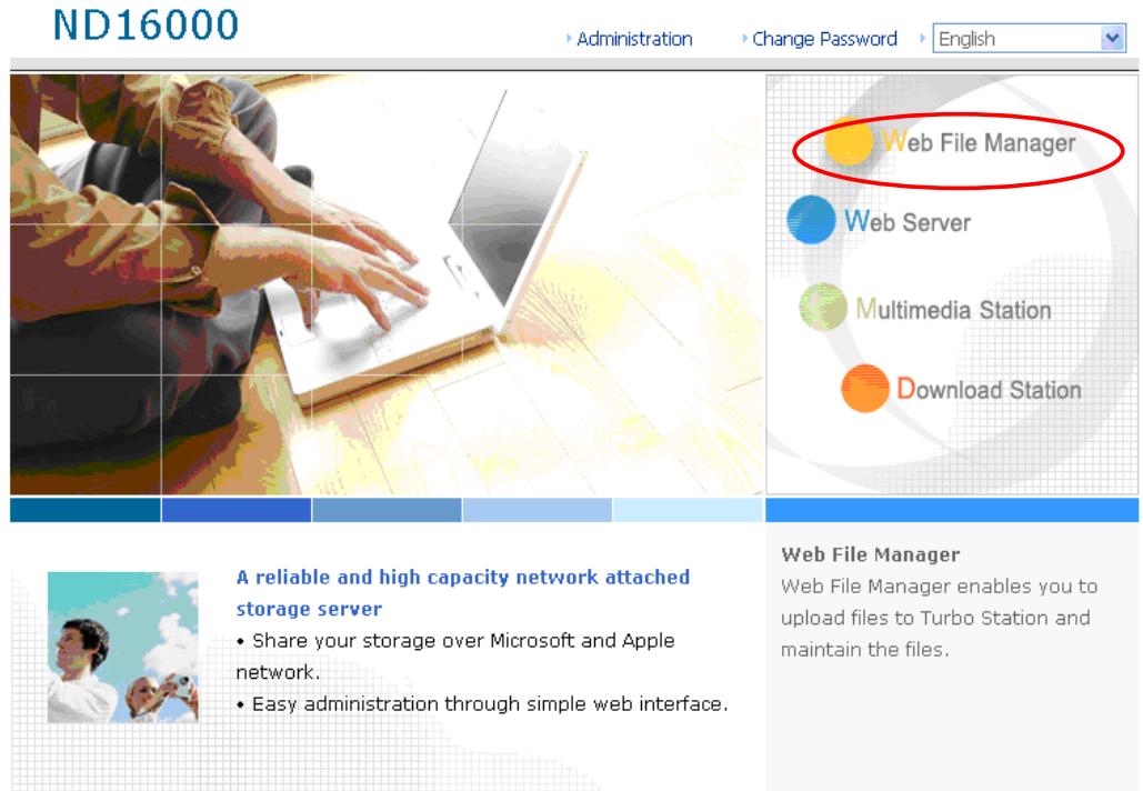 COMET LABS ND16000 - Using Web File Manager - 3