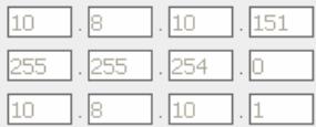 COMET LABS ND16000 - Step 5. Enter the IP address, subnet mask and default gateway for the server. - 1