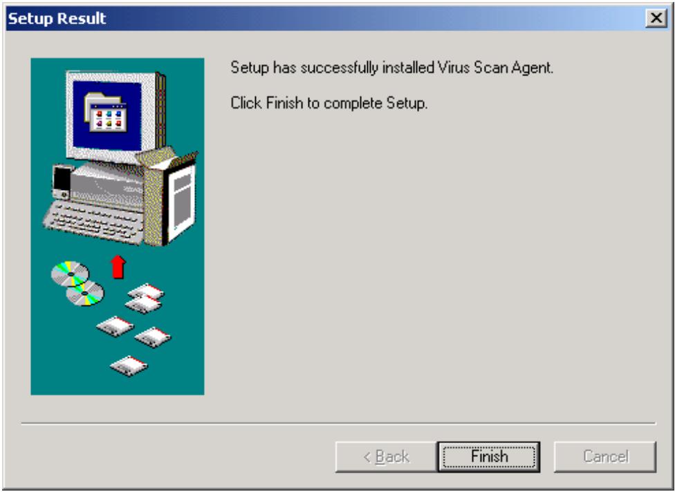 COMET LABS ND45000 - Click Finish to complete the Setup. - 1