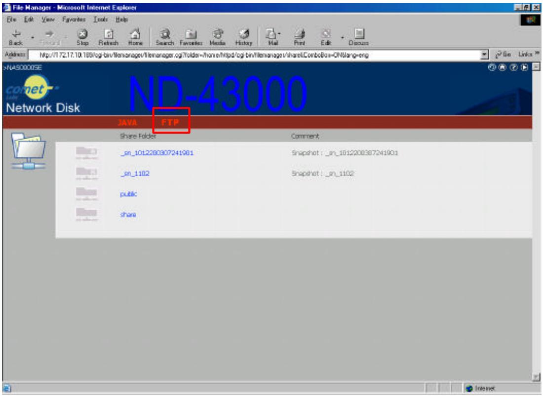 COMET LABS ND45000 - Click FTP. - 1