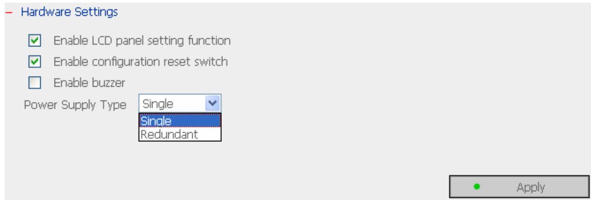 COMET LABS ND52000 - Hardware Settings - 1