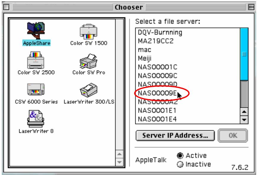 COMET LABS ND52000 - Using Chooser - 2