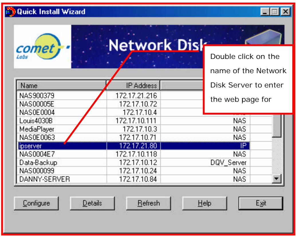 COMET LABS ND52000 - Access Administration Page - 1