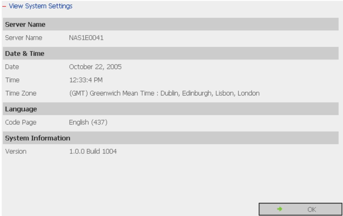 COMET LABS ND52000 - View System Settings - 1