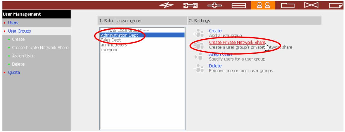 COMET LABS ND52000 - Create Private Network Share for User Groups - 1