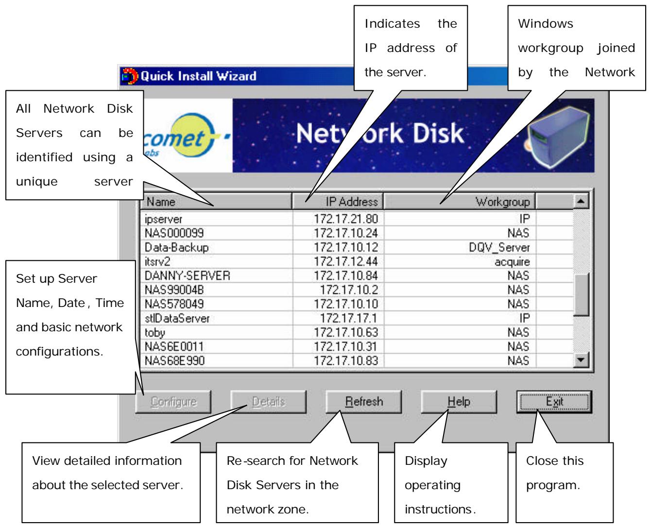 COMET LABS ND52000 - Chapter 4 Quick Install Wizard - 1