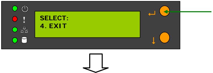 COMET LABS ND52000 - Exit Configuration Page (EXIT) - 1