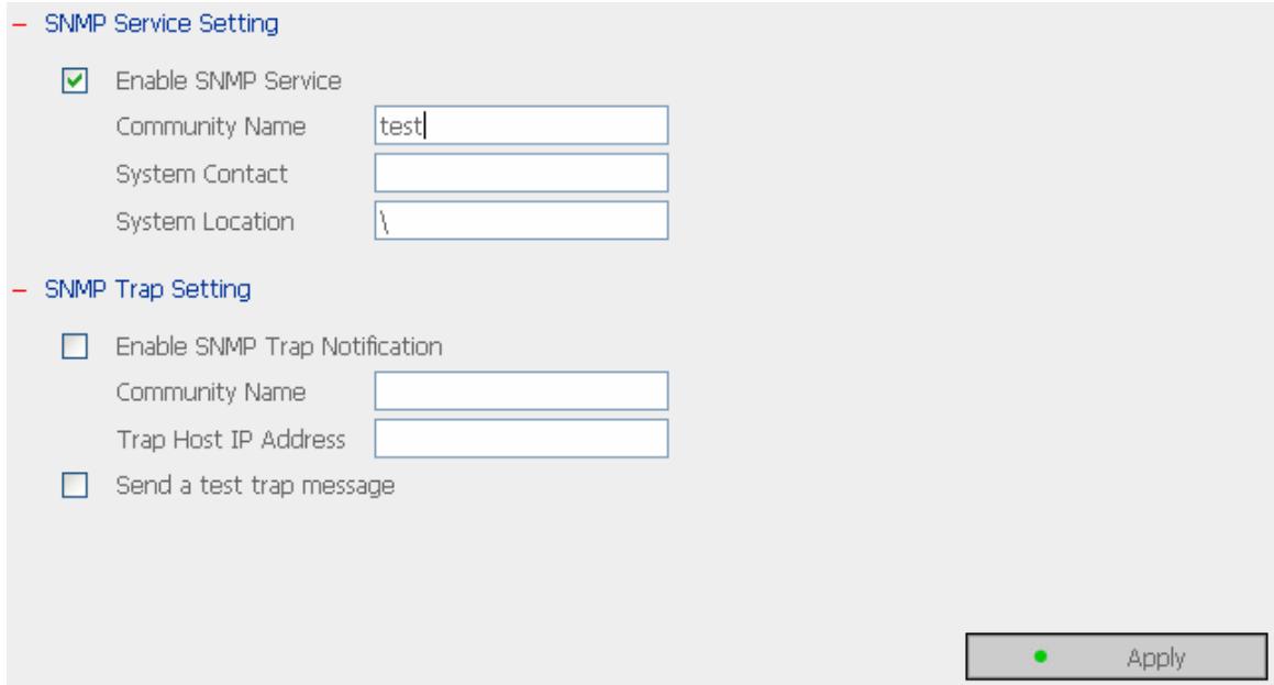 COMET LABS ND52000 - SNMP Settings - 1