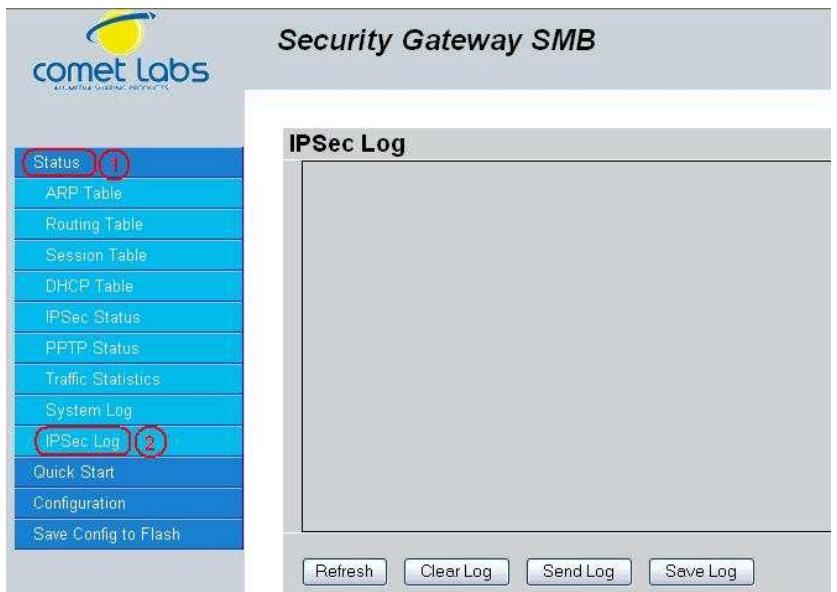 COMET LABS RF10 - IPSec Log - 1