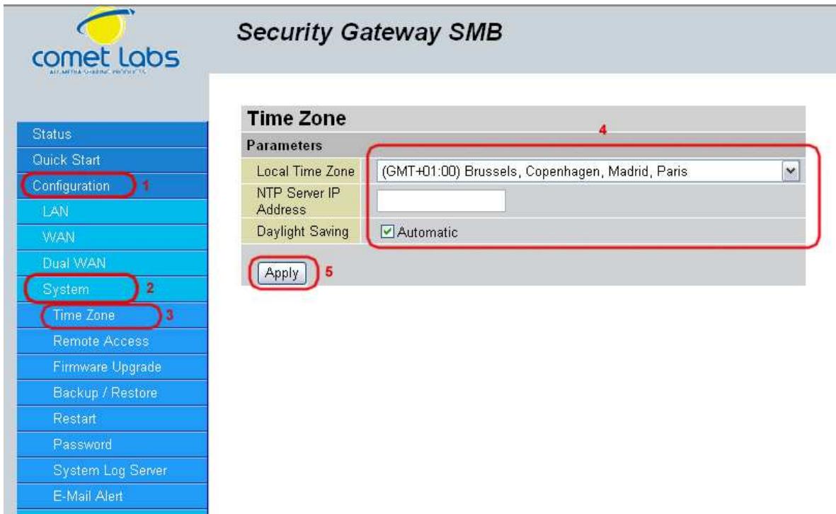 COMET LABS RF10 - Time Zone - 1