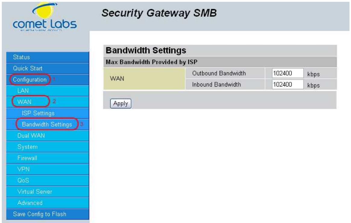 COMET LABS RF10 - Bandwidth Settings - 1