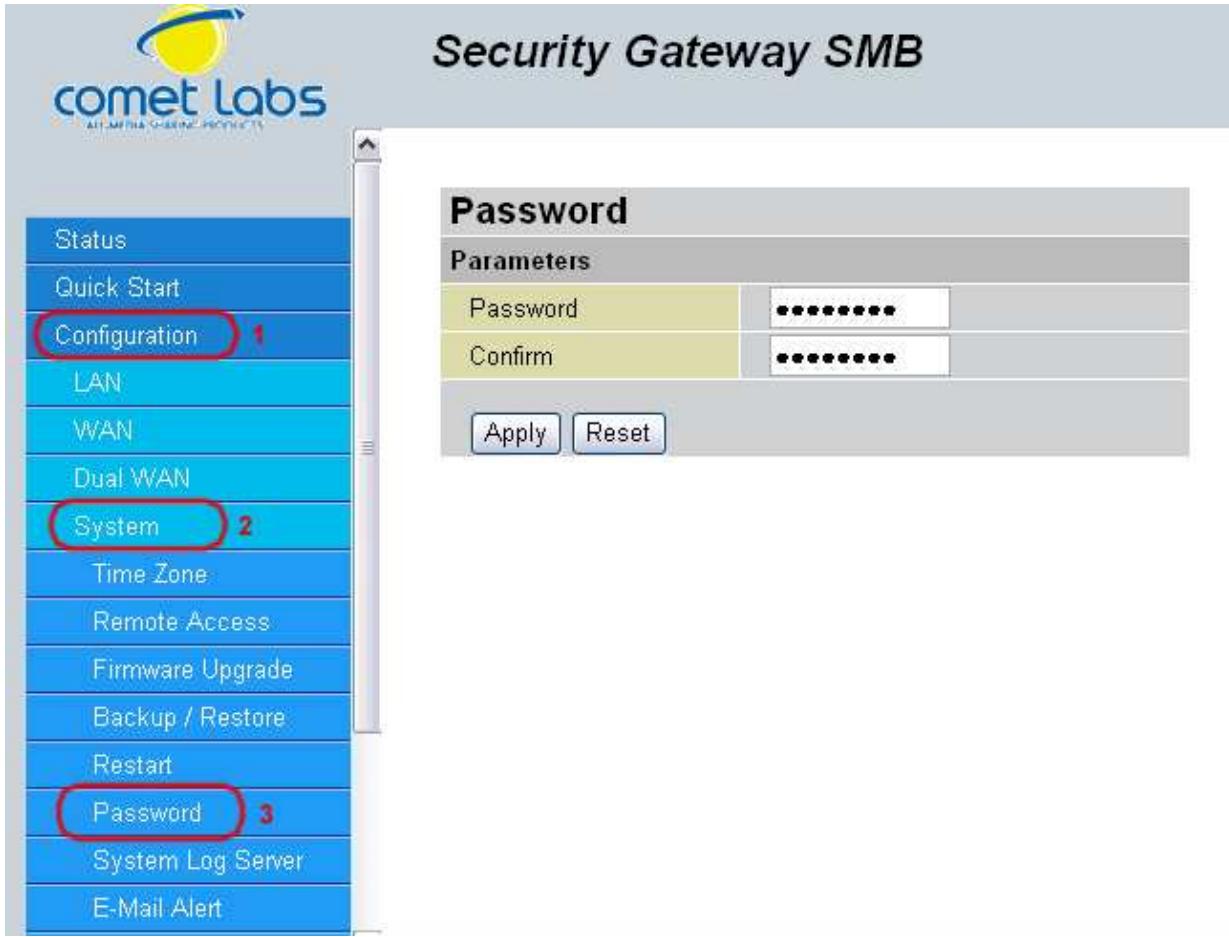 COMET LABS RF30 - Password - 1