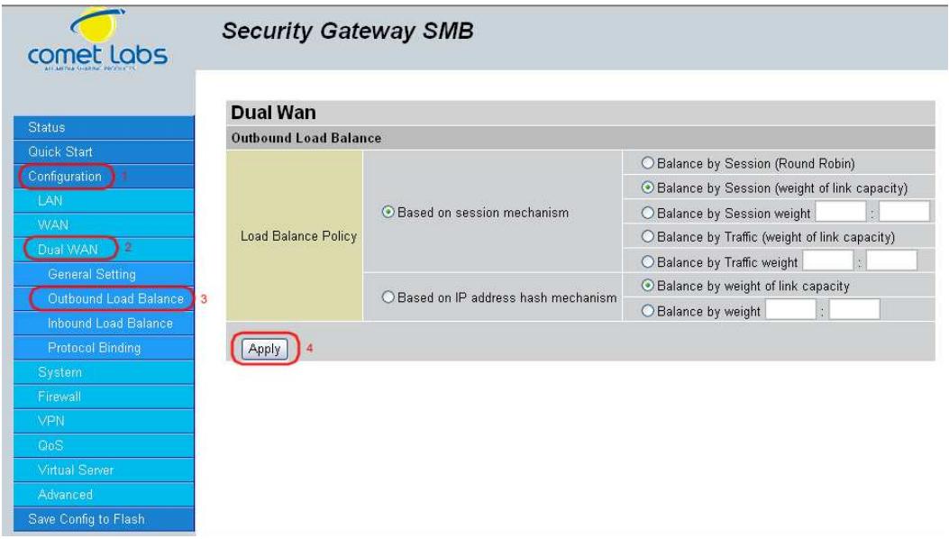 COMET LABS RF30 - H.6 Dynamic DNS Inbound Load Balancing - 4