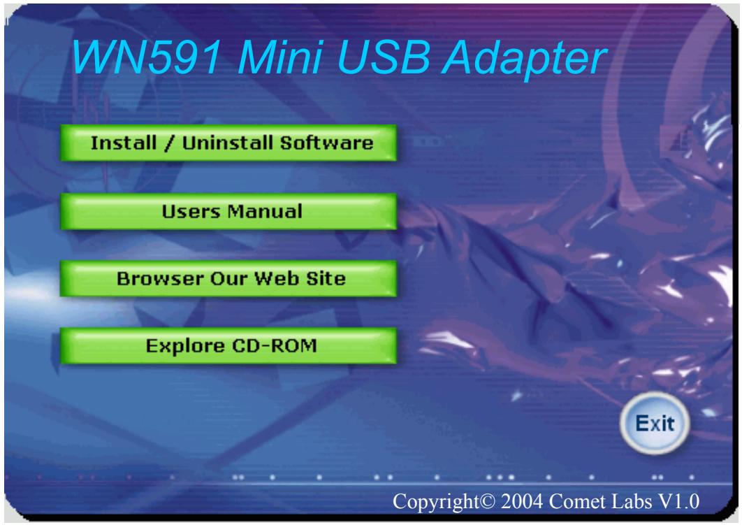 COMET LABS WN591 - Installing the Application and Drivers under Windows 98SE/Me/2000/XP - 2