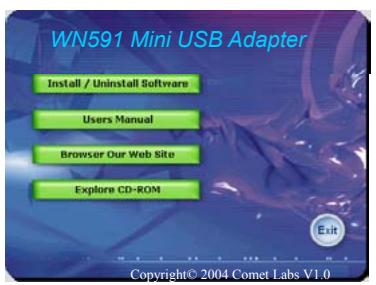 COMET LABS WN591 - Quick Installation - 1