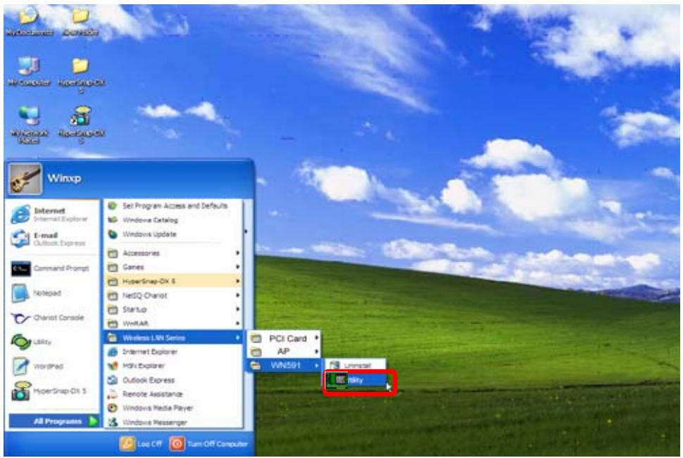COMET LABS WN591 - Uninstall from Windows Start Menu - 1