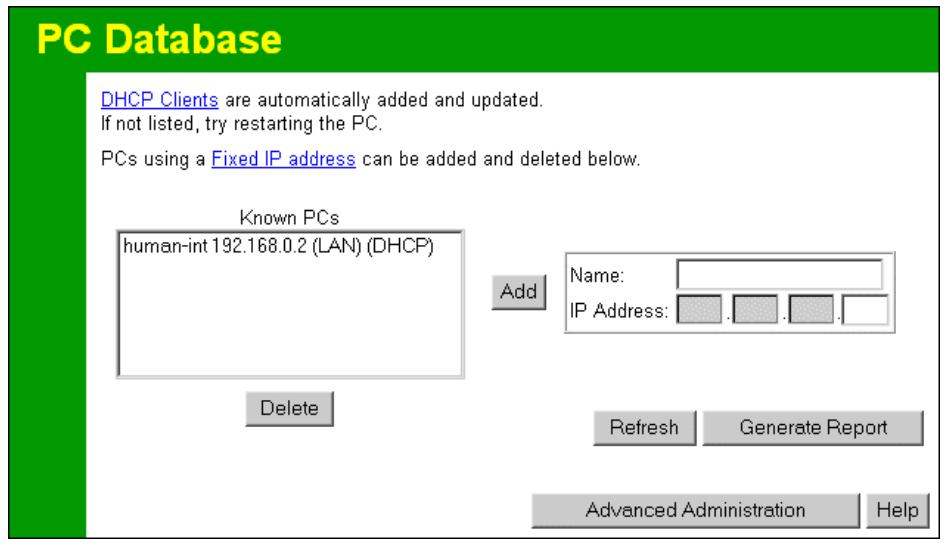 COMET LABS WRB24 - PC Database Screen - 1