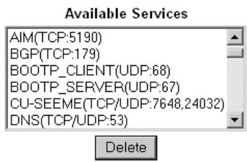 COMET LABS WRB24 - Services Screen - 1