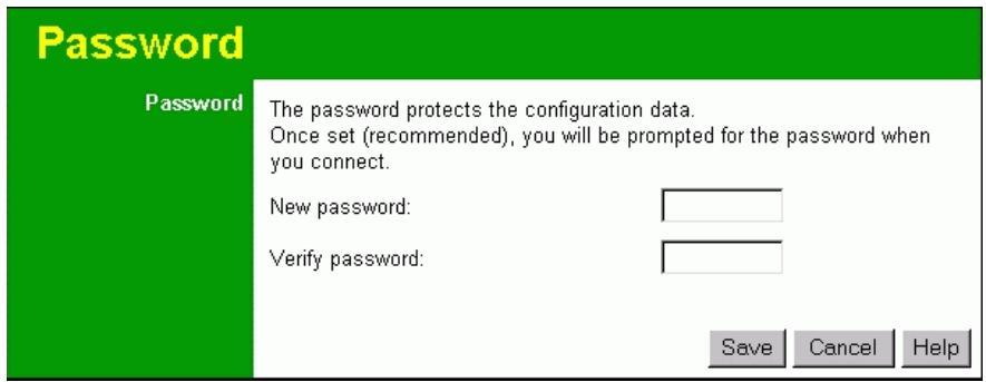 COMET LABS WRB24 - Password Screen - 1