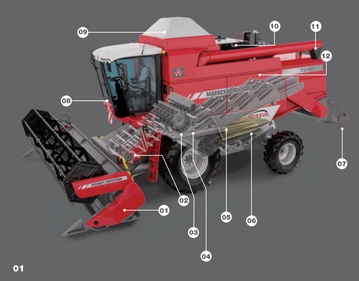 MASSEY FERGUSON 7200 ACTIVA - Multi Crop Separator Plus (MCS Plus) - 1