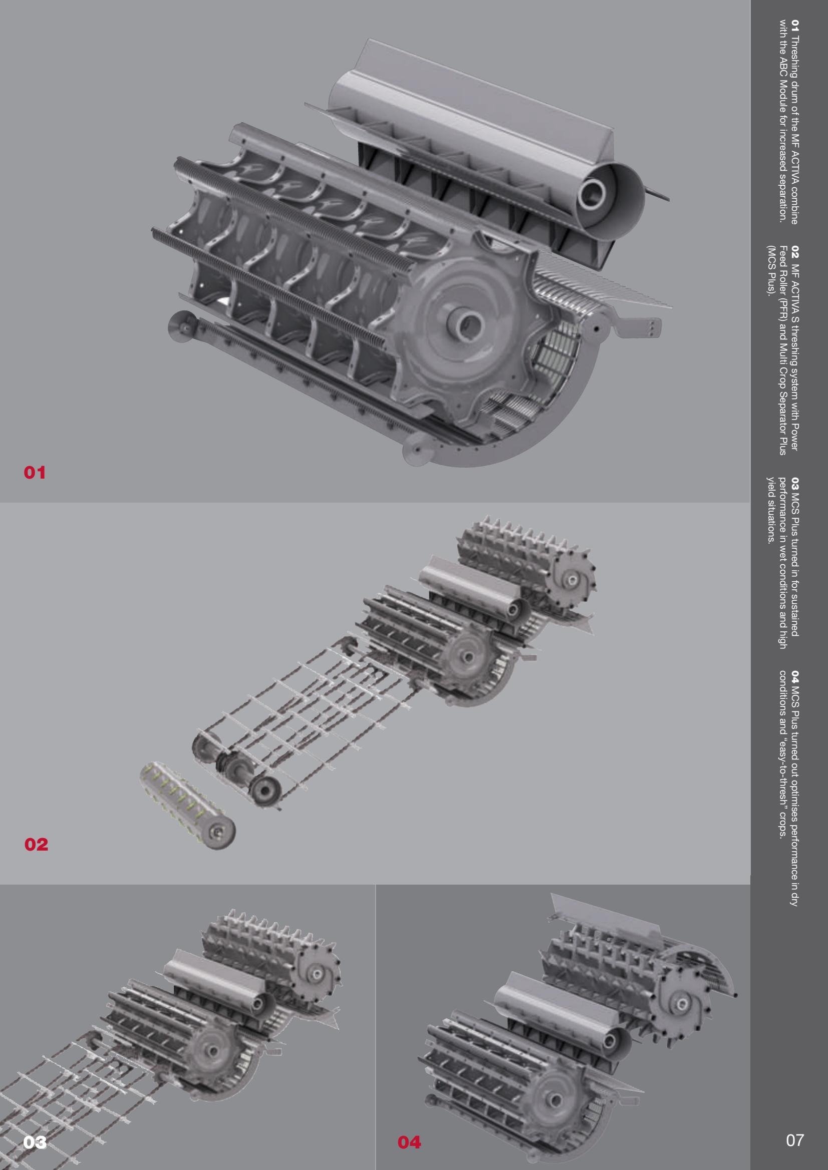 MASSEY FERGUSON 7200 ACTIVA - Versatile straw management - 1