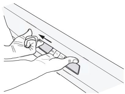 ASKO D3331XL - ENGAGING THE CHILD SAFETY LOCK - 1